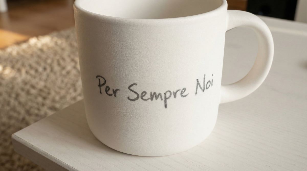 Tazzina con Dedica Scritta a Mano – La tua frase, per sempre