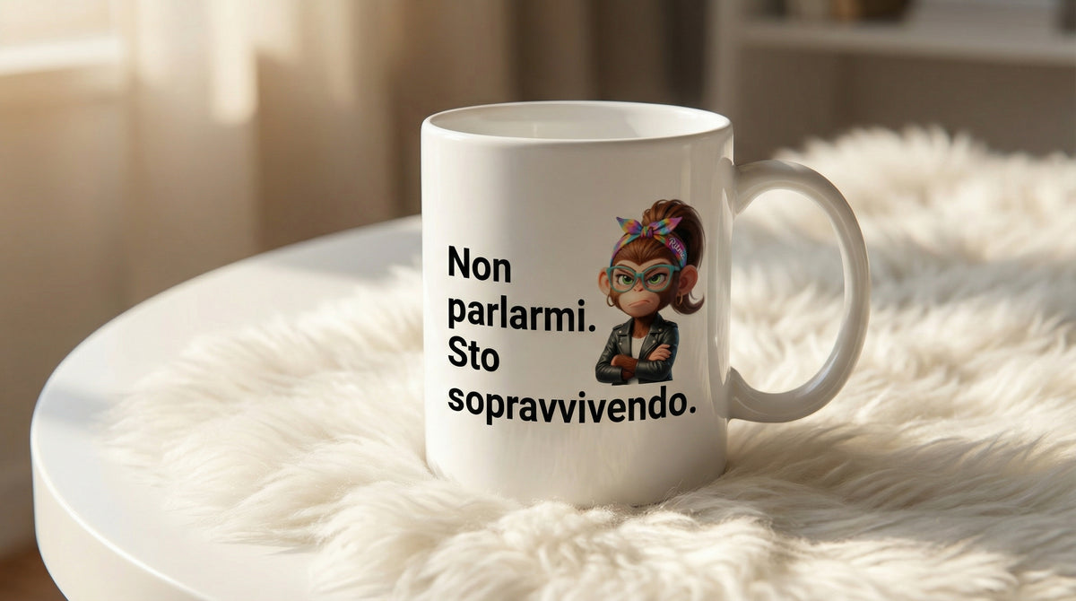 Tazza Ironica per Mamme (personalizzabile)